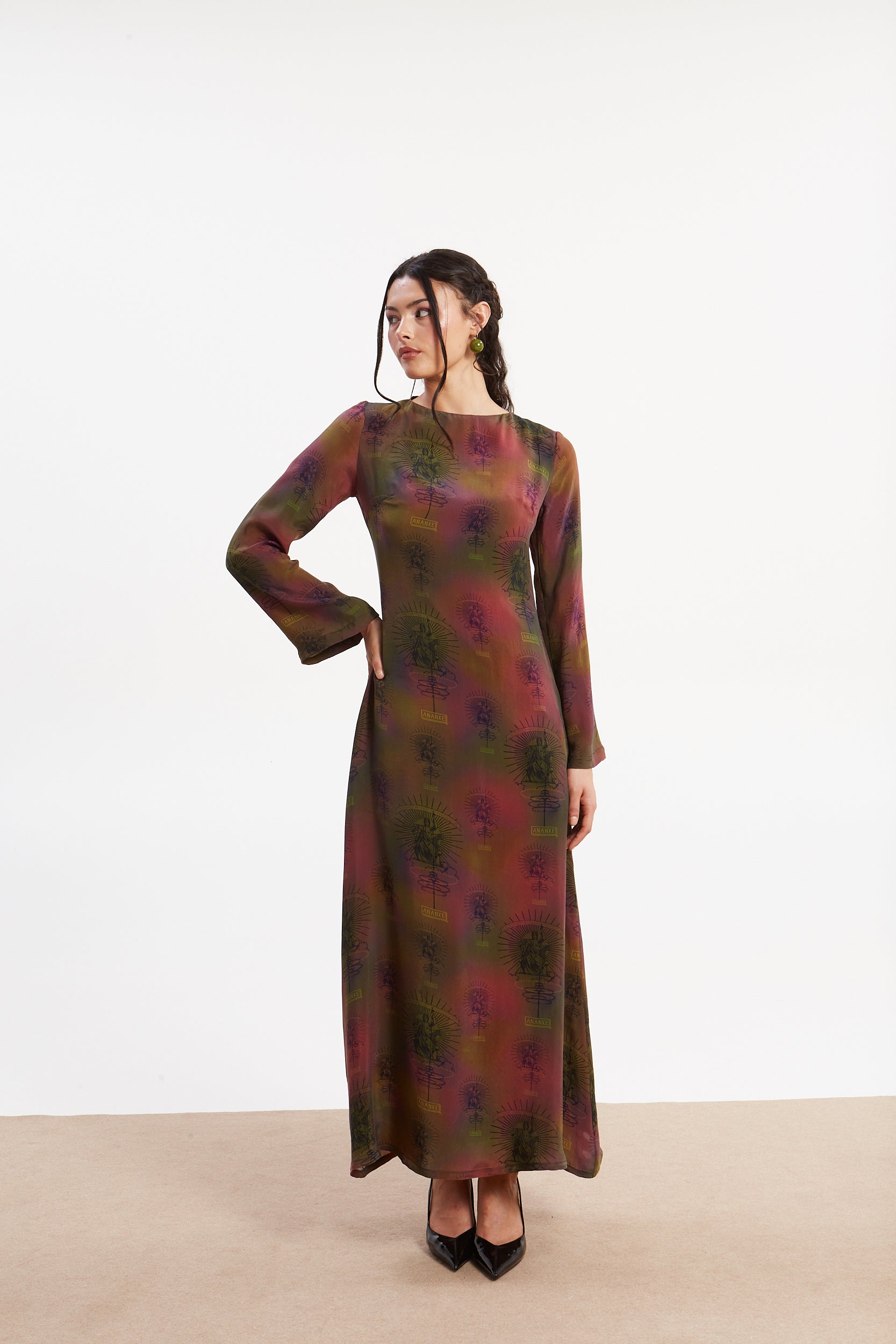 Ananke cupro dress