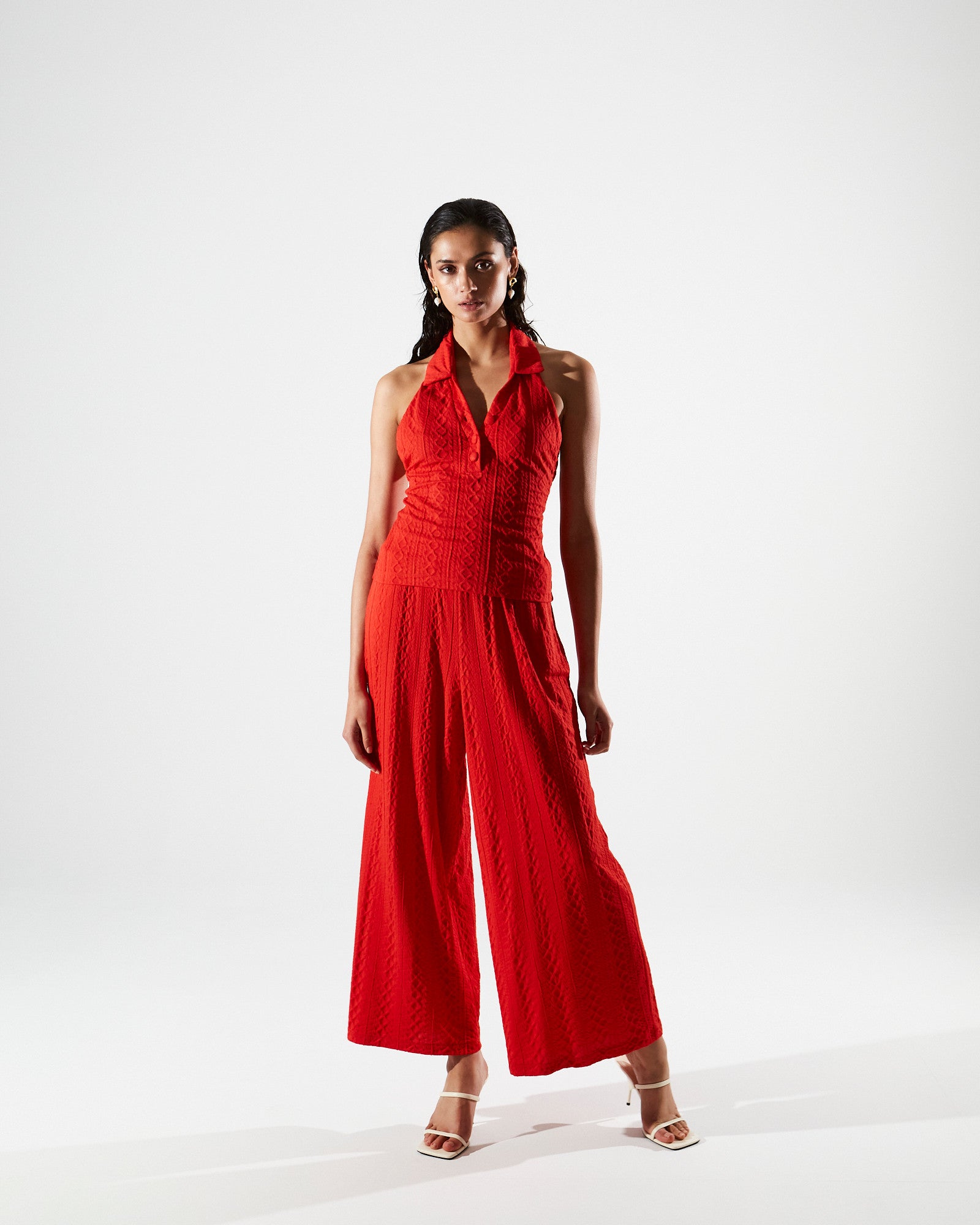 Eloise knitted red pants