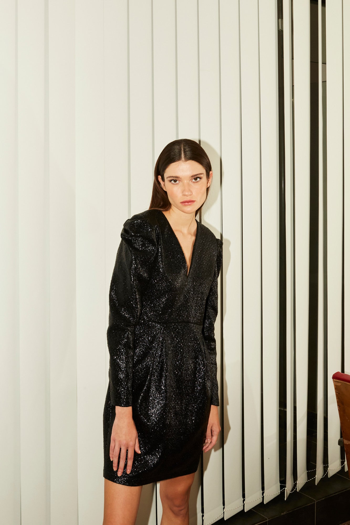 Juliana puff sleeve dress