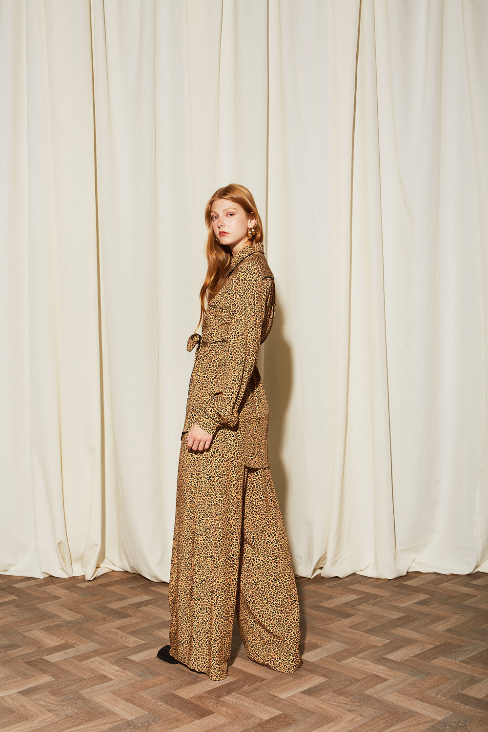 Aviel viscose printed pants