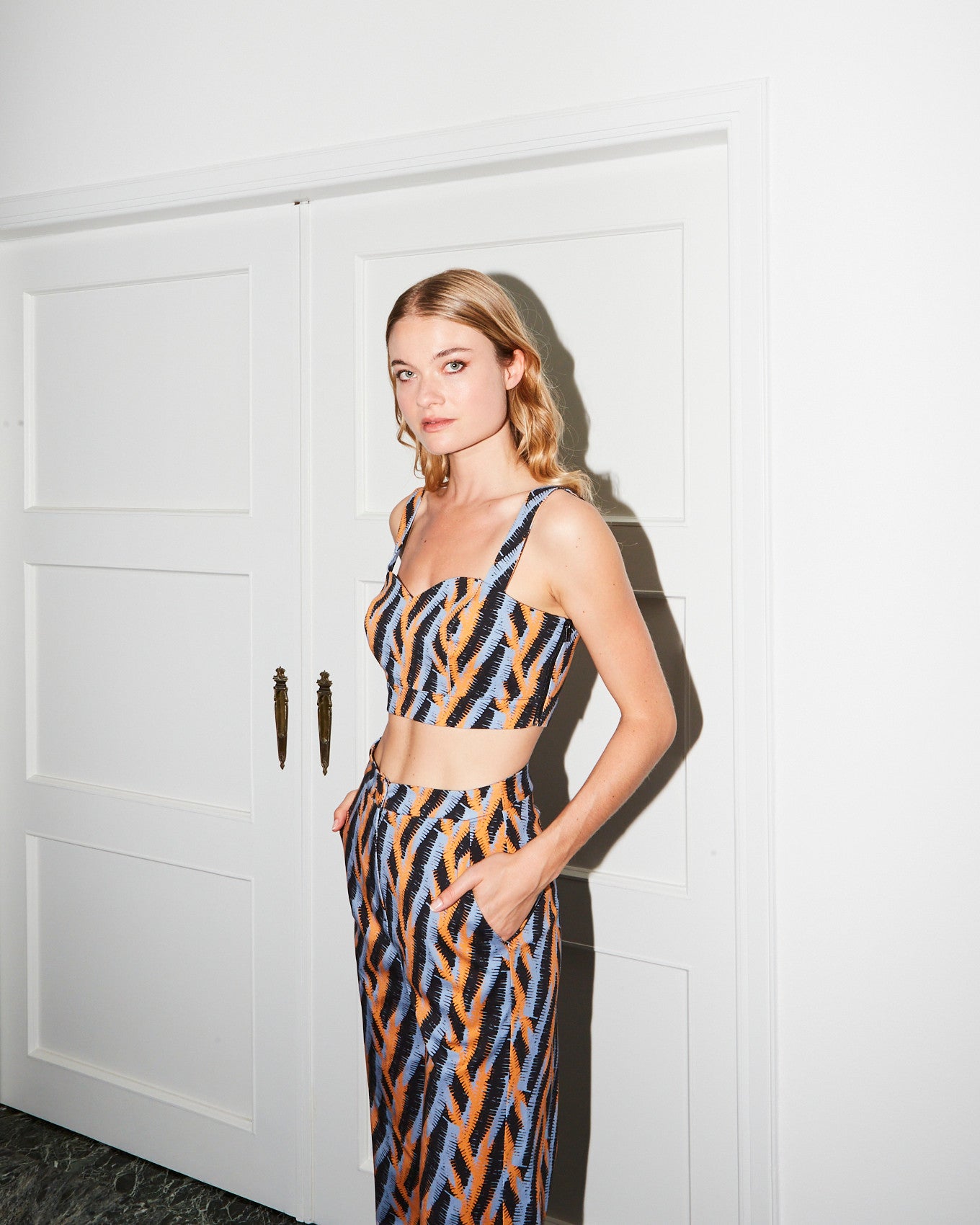 Aemilia cotton printed top