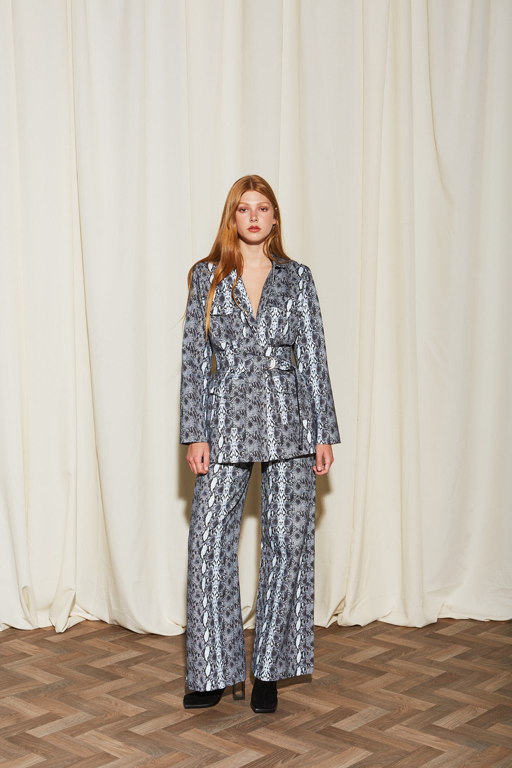 Alina cotton printed pants