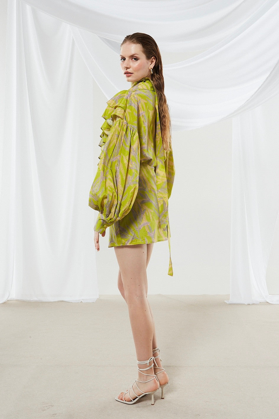 Jasmine printed mini skirt