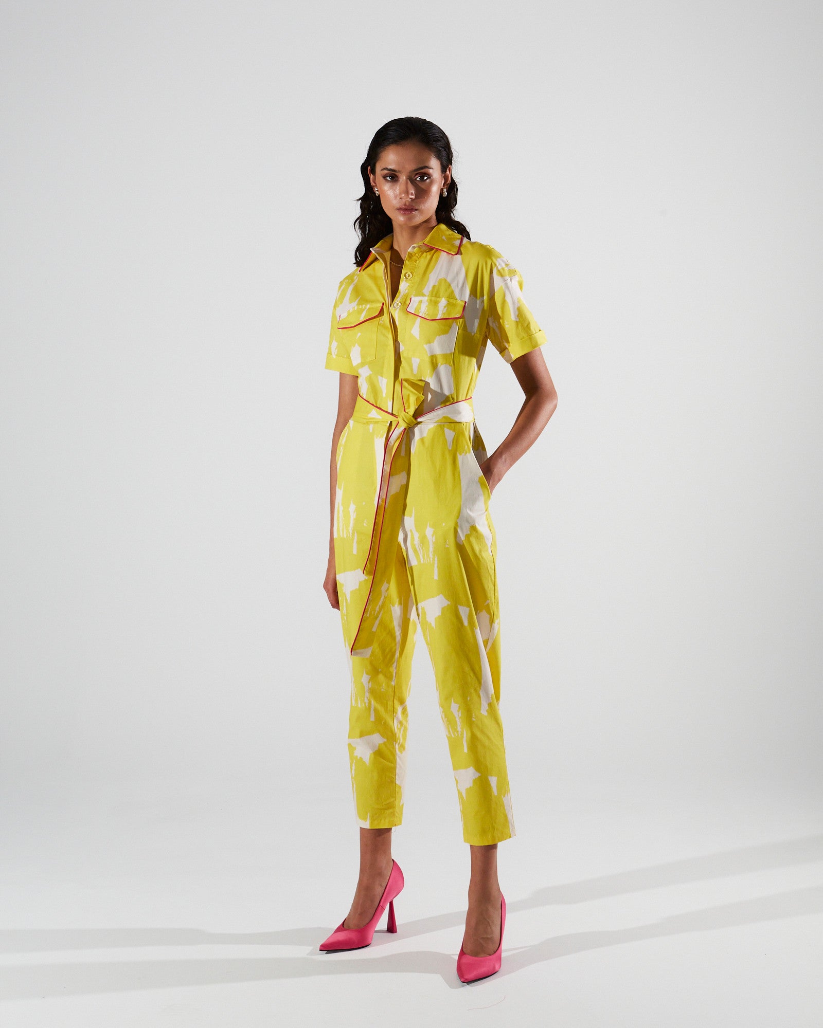 Alena cotton printed jumpsuit