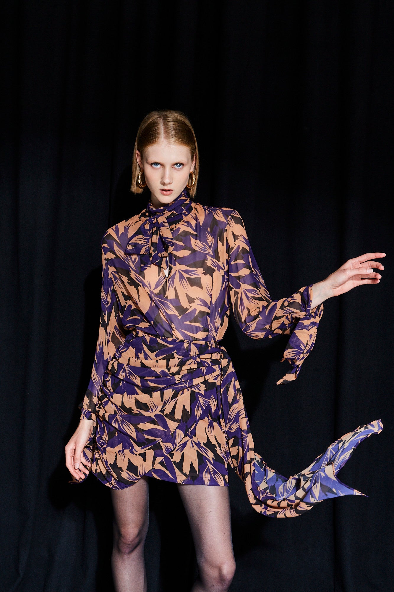 Daniela floral printed skirt