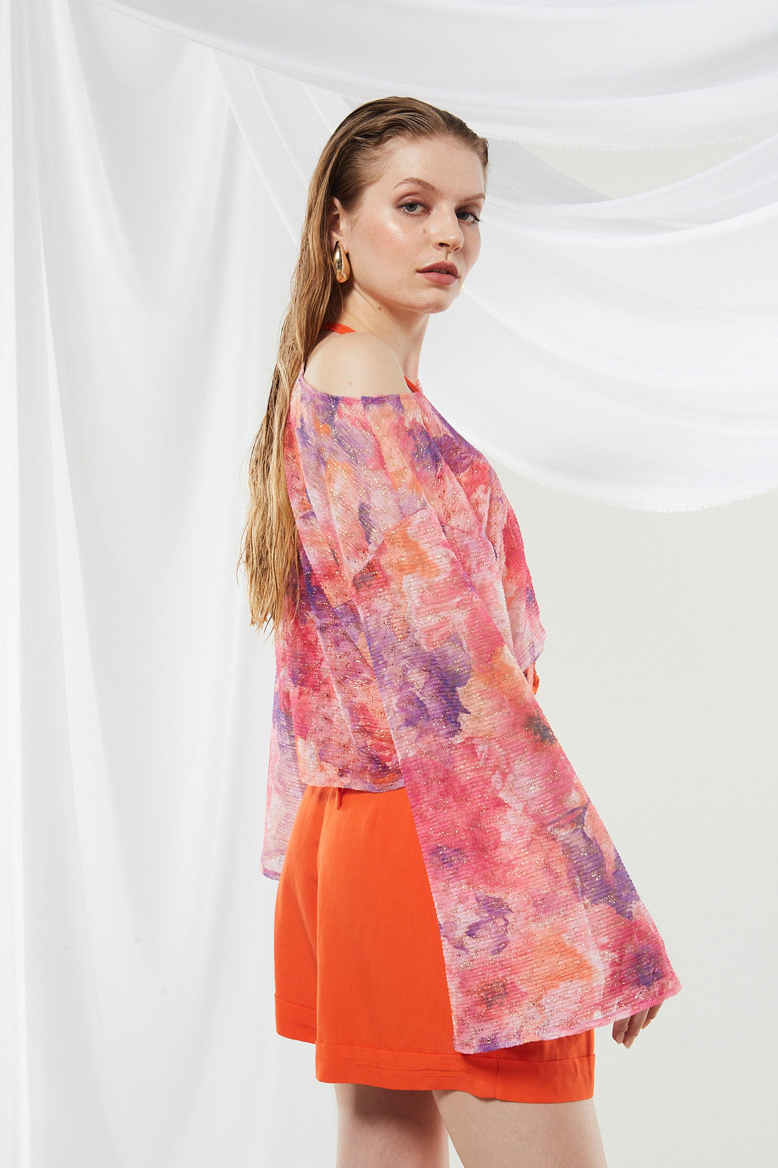 Marigold knitted long sleeve top