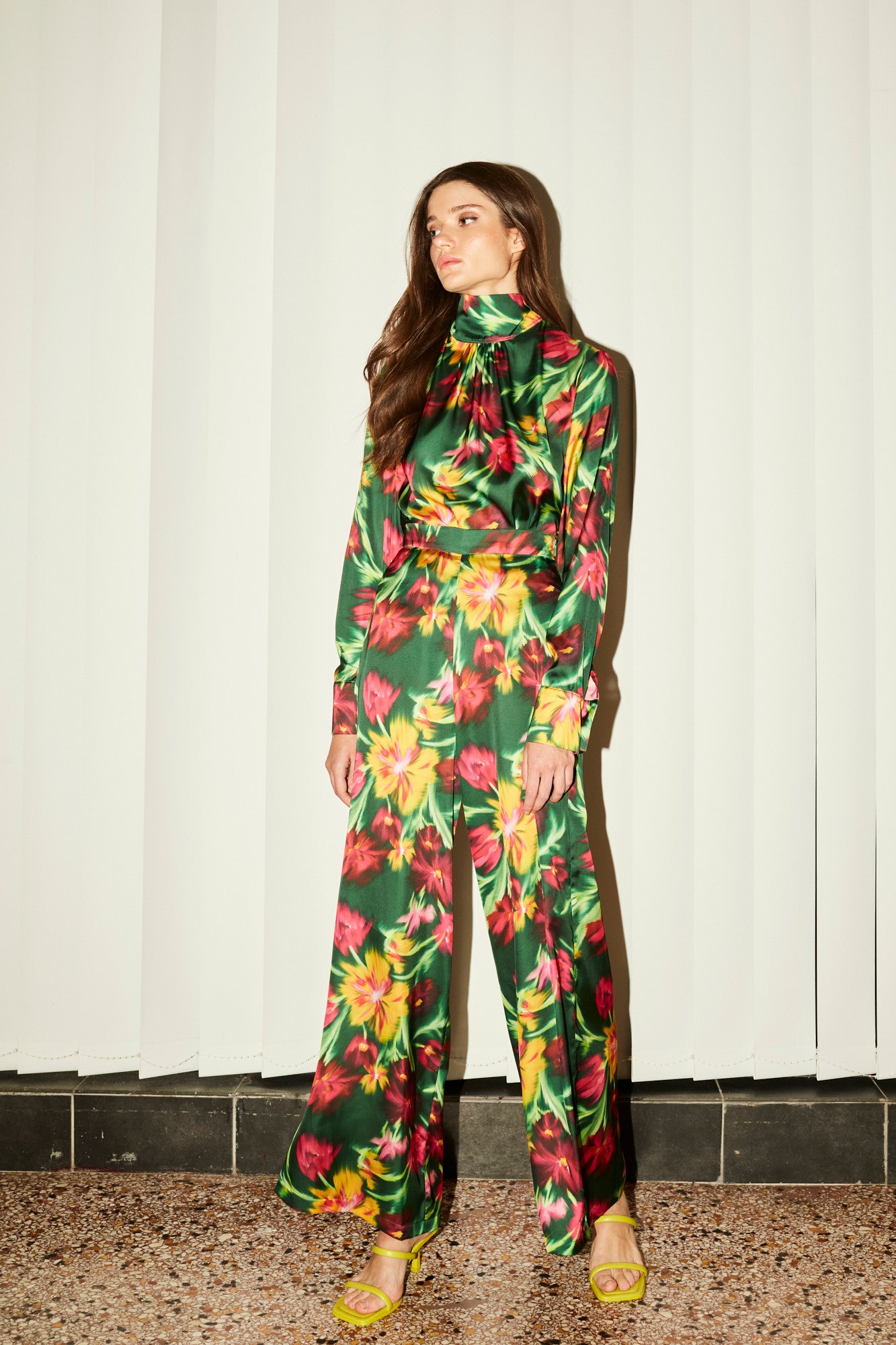 Isabella high neck top