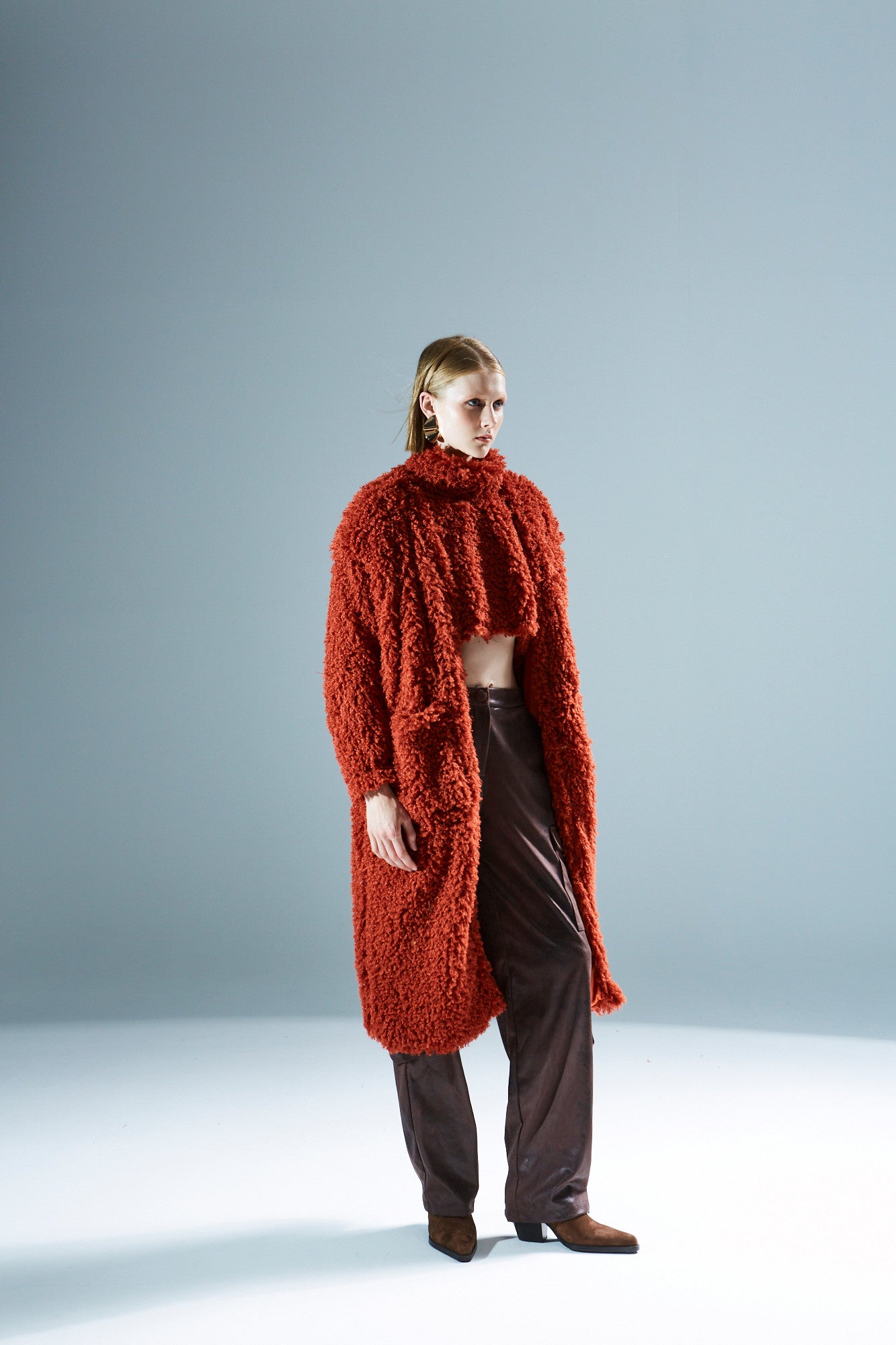 Lucia oversized ginger cardigan