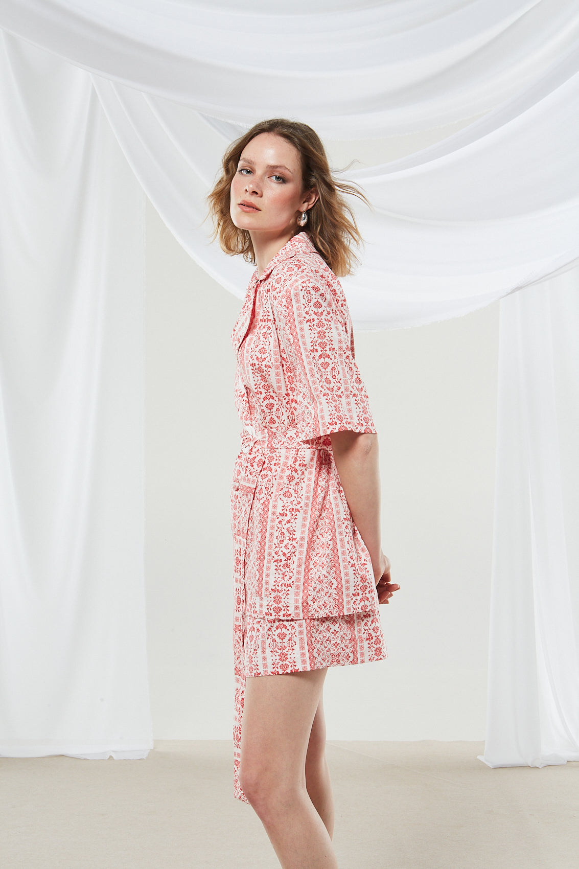 Daisy cotton short sleeve blazer